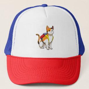 Cat with Satchel Truckerkappe