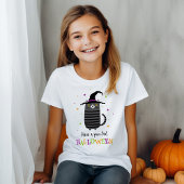 Cat with witch hat Have a purr-fect Halloween cute T-Shirt