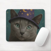 Cat Wizard Mouse Pad Mousepad (Mit Mouse)