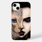Cat Woman iPhone Case (Rückseite)