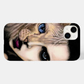 Cat Woman iPhone Case (Rückseite (Horizontal))