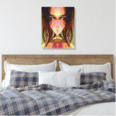 Cat Woman Leinwanddruck (Insitu (Schlafzimmer))