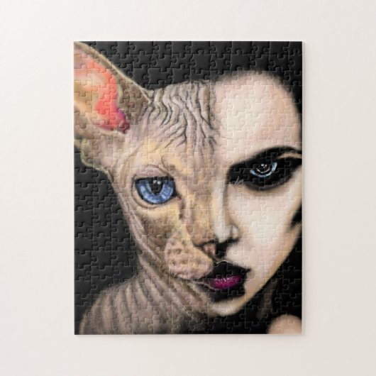Cat Woman Puzzle (Vertikal)