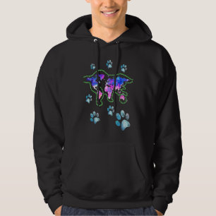 Cat World Map Motif Cat farbenfrohe Earth Cats Hoodie