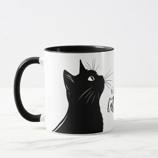Cat World's Best Cat Mama Custom Coffee Tasse (Links)