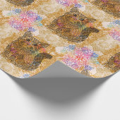 Cat Wrapping Paper Geschenkpapier (Ecke)