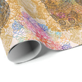 Cat Wrapping Paper Geschenkpapier (Rolleneckpunkt)