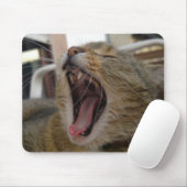 Cat yawn mousepad (Mit Mouse)