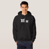 cat yelling at dinner table cat meme great hoodie (Vorne ganz)