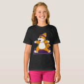 Cat Yoga Fitness Gymnastik T-Shirt (Vorne ganz)