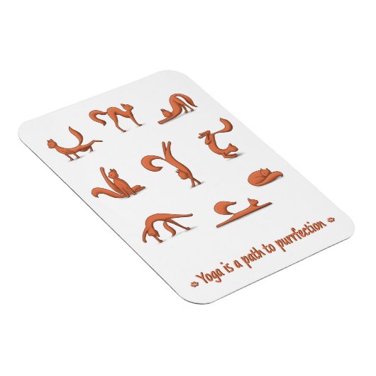 Cat Yoga Magnet (Rechte Seite)