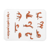 Cat Yoga Magnet (Horizontal)