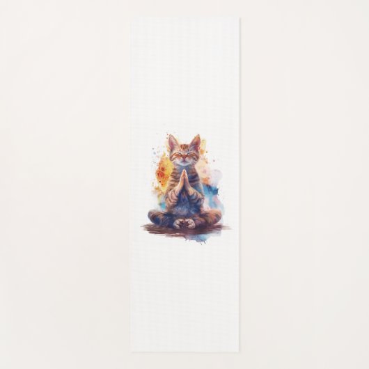 Cat Yoga Master Yogamatte (Vorderseite)