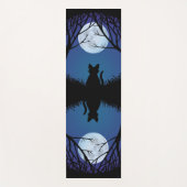 Cat Yoga Mat Personalisiert Fat Cat Lover Geschenk Yogamatte (Vorderseite)