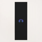 Cat Yoga Mat Personalisiert Fat Cat Lover Geschenk Yogamatte (Rückseite)