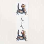 Cat Yoga Mat Yogamatte (Rückseite)