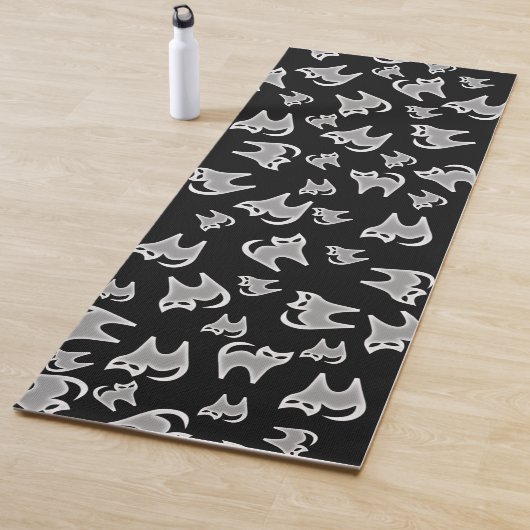 Cat Yoga Mats - schwarz-weiß Yogamatte (Beispiel)