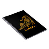 Cat Yoga Namaste OM - Funny Yoga Geschenk T - Shir Notizblock (Rechte Seite)