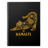 Cat Yoga Namaste OM - Funny Yoga Geschenk T - Shir Notizblock (Vorderseite)
