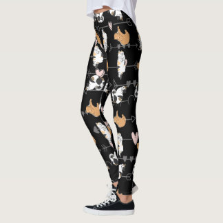 Cat Yoga Pants, Leggings