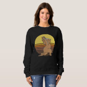 cat yoga peace sweatshirt (Vorne ganz)