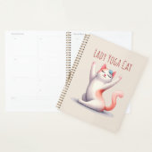 Cat Yoga Pose - Lady Yoga Cat Planer (Anzeige)