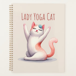 Cat Yoga Pose - Lady Yoga Cat Planer