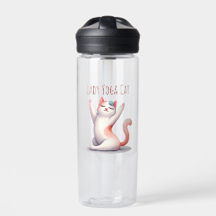Cat Yoga Pose - Lady Yoga Cat Trinkflasche