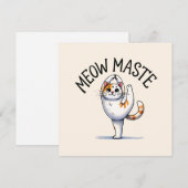 Cat Yoga Pose - Meow Maste (Vorne/Hinten)