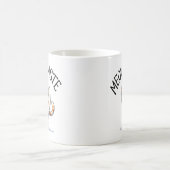 Cat Yoga Pose - Meow Maste Kaffeetasse (Mittel)