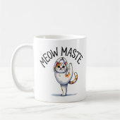 Cat Yoga Pose - Meow Maste Kaffeetasse (Links)