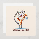 Cat Yoga Pose - Yoga - Katzen - Joy (Vorne/Hinten)