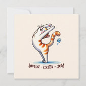 Cat Yoga Pose - Yoga - Katzen - Joy (Vorderseite)