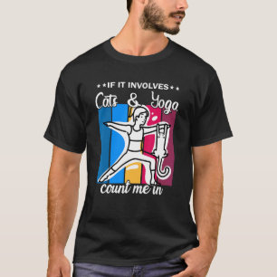 Cat Yoga Pose Yoga Zeit 2 T-Shirt