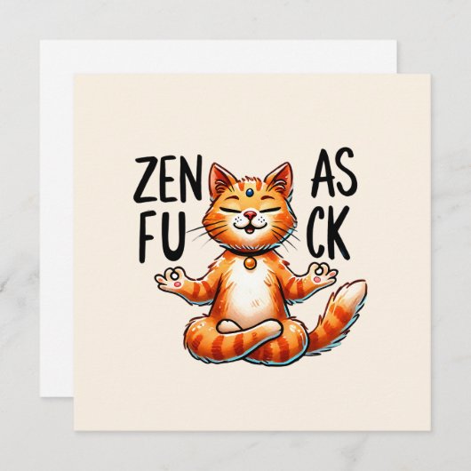Cat Yoga Pose - Zen (Vorne/Hinten)