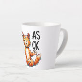 Cat Yoga Pose - Zen Milchtasse (Rechte Ecke)