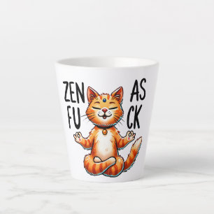 Cat Yoga Pose - Zen Milchtasse