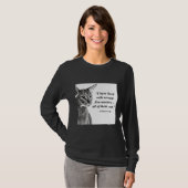 Cat Zen Master Eckhart Tolle T-Shirt (Vorne ganz)