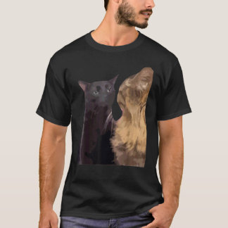 Cat Zoning Out Meme Beliebtes Internet-Meme CAT DA T-Shirt