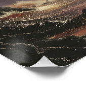 Cataclismo cósmico surrealista poster (Ecke)