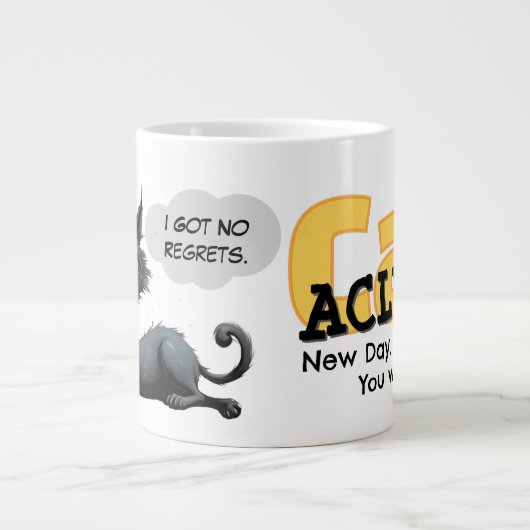 CatAclysm | No Regrets C. Posse Specialty Mug Jumbo-Tasse (Vorderseite)