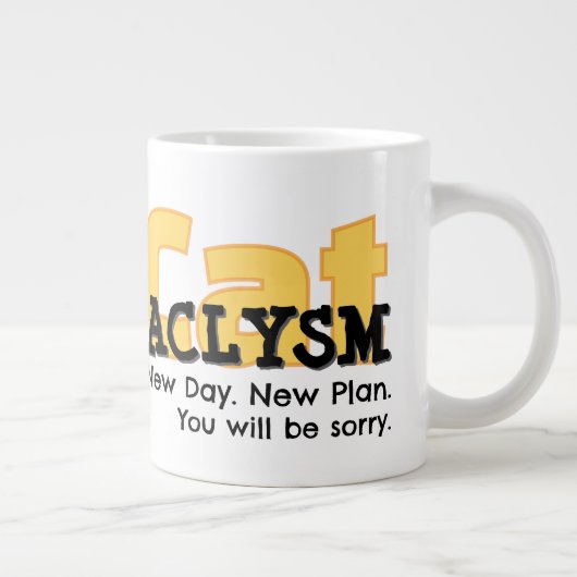 CatAclysm | No Regrets C. Posse Specialty Mug Jumbo-Tasse (Rechts)