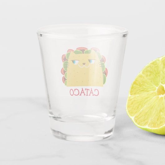 Cataco Funny Taco Mexican Bootsfahrt Tequila Schnapsglas (Rückseite)