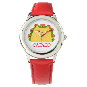 Cataco, Lustiger Taco Mexikanisches Essen Booo Die Armbanduhr
