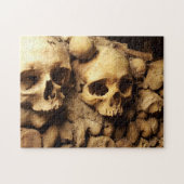 Catacombs Human Bones Skull Foto Puzzle (Horizontal)