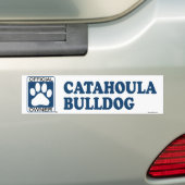 Catahoula Bulldoggen-Blau Autoaufkleber (Auf Auto)