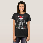 Catahoula Cur Christmas T-Shirt (Vorne ganz)