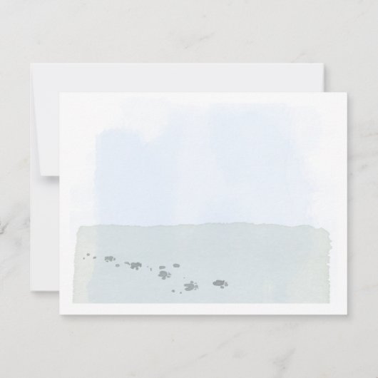 Catahoula Hound Hund Butterfly Monogramm und Name Mitteilungskarte (Rückseite)