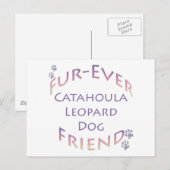 Catahoula Leopard Dog Furever Postkarte (Vorne/Hinten)
