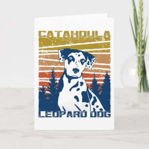 Catahoula Leopard Dog Geschenkidee Karte